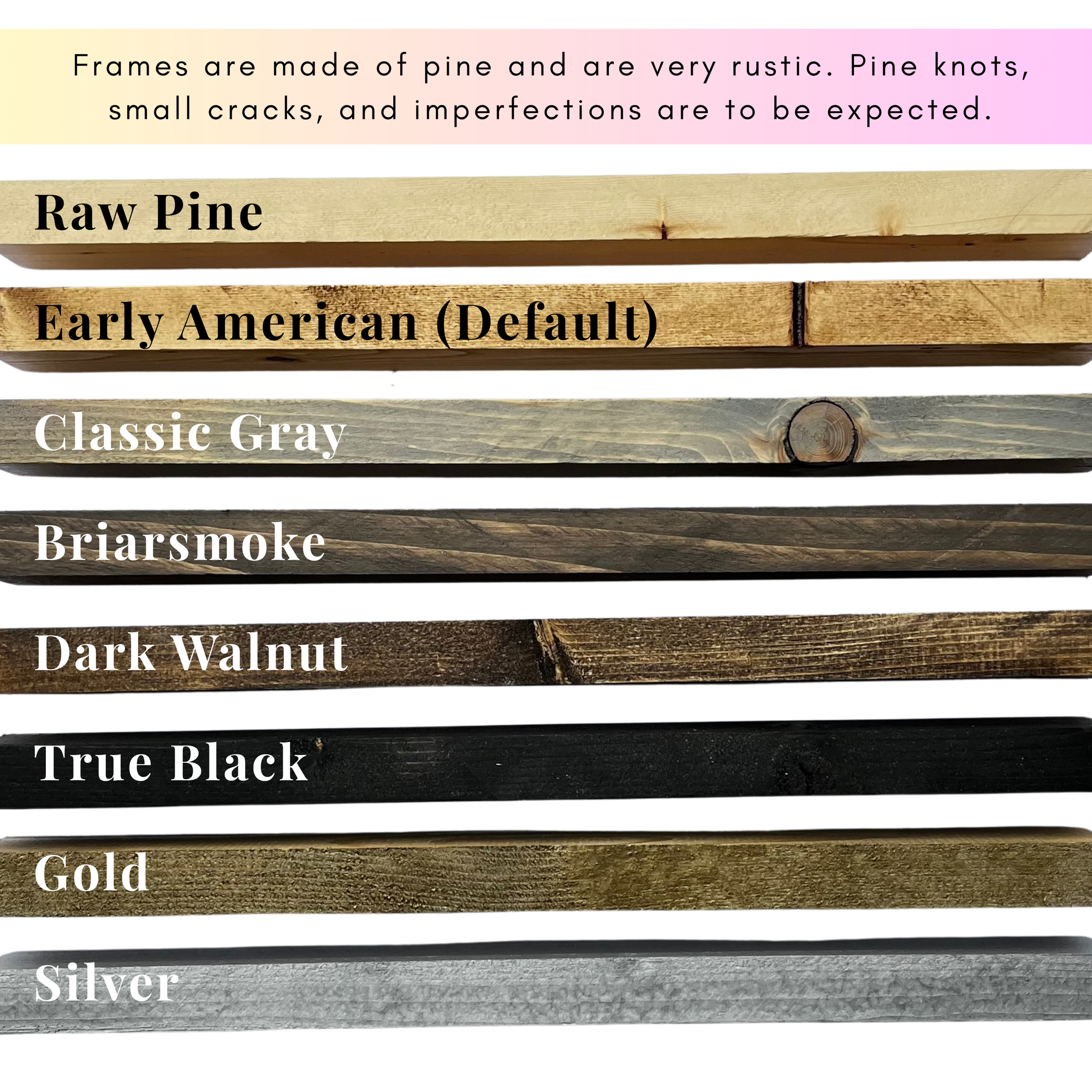 a bunch of different types of wood planks