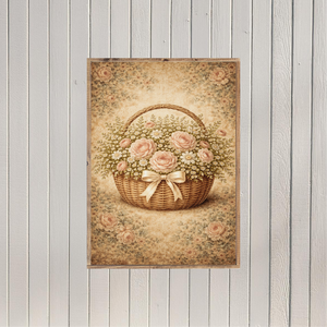 Bloom and Bounty Canvas Printed Sign