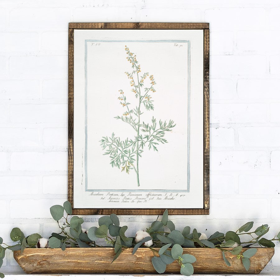 Botanical Art Print Canvas Printed Sign