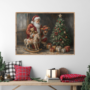 Bringing Christmas Cheer Canvas Printed Sign