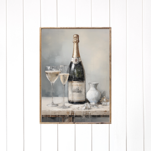 Bubbles of Celebration Canvas Printed Sign