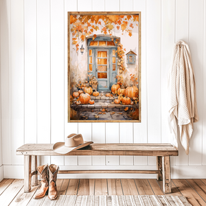 Cozy Fall Entryway Canvas Printed Sign