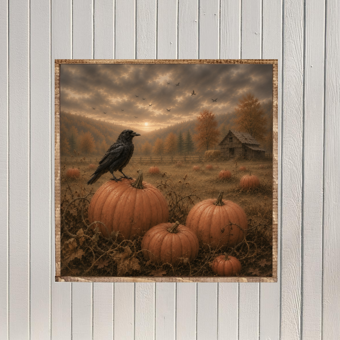 Crow and Harvest Printed Sign