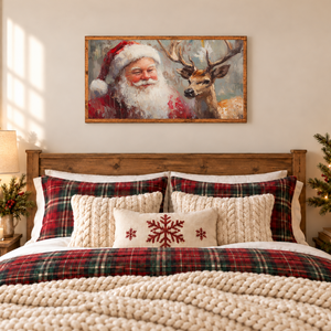 Christmas Companions Canvas Printed Sign