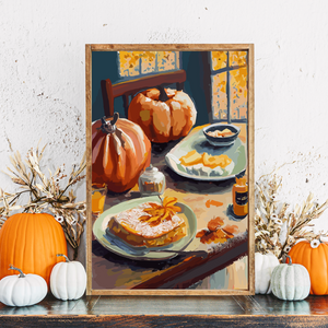 Fall Brunch Canvas Printed Sign