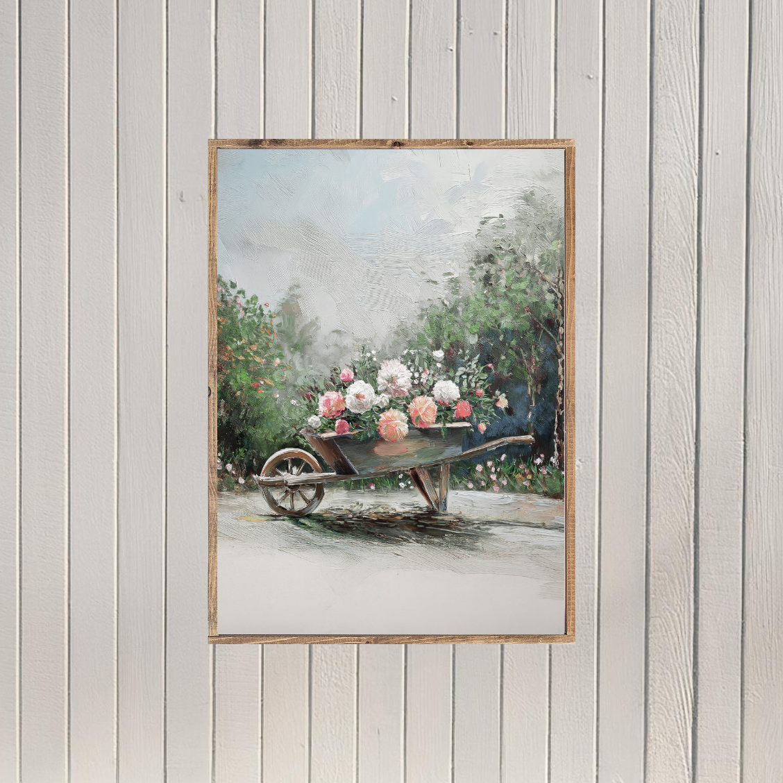 Garden Fresh Summer Stems Canvas Printed Sign