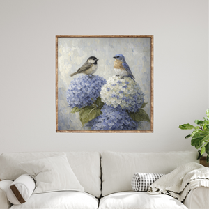 Garden Whispers Canvas Printed Sign