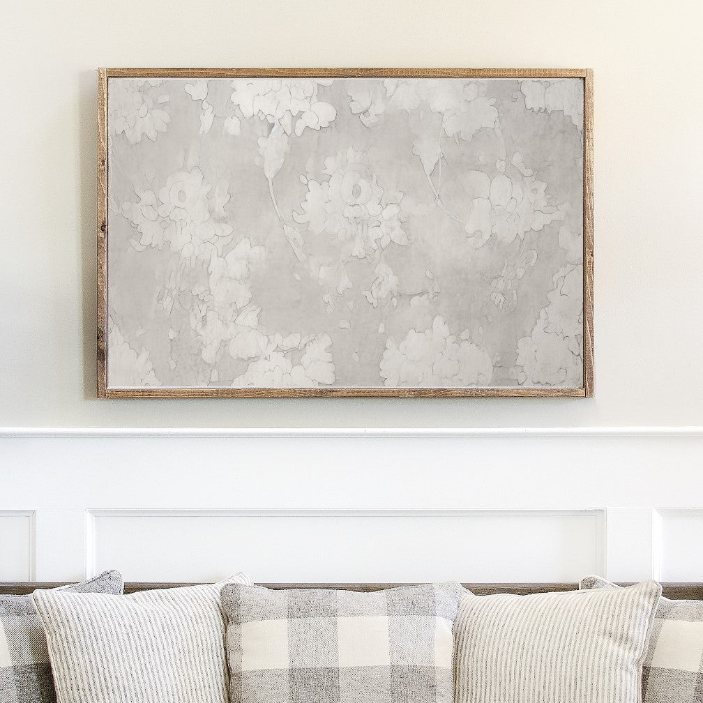 Greige Abstract Layering Sign Canvas Printed Sign