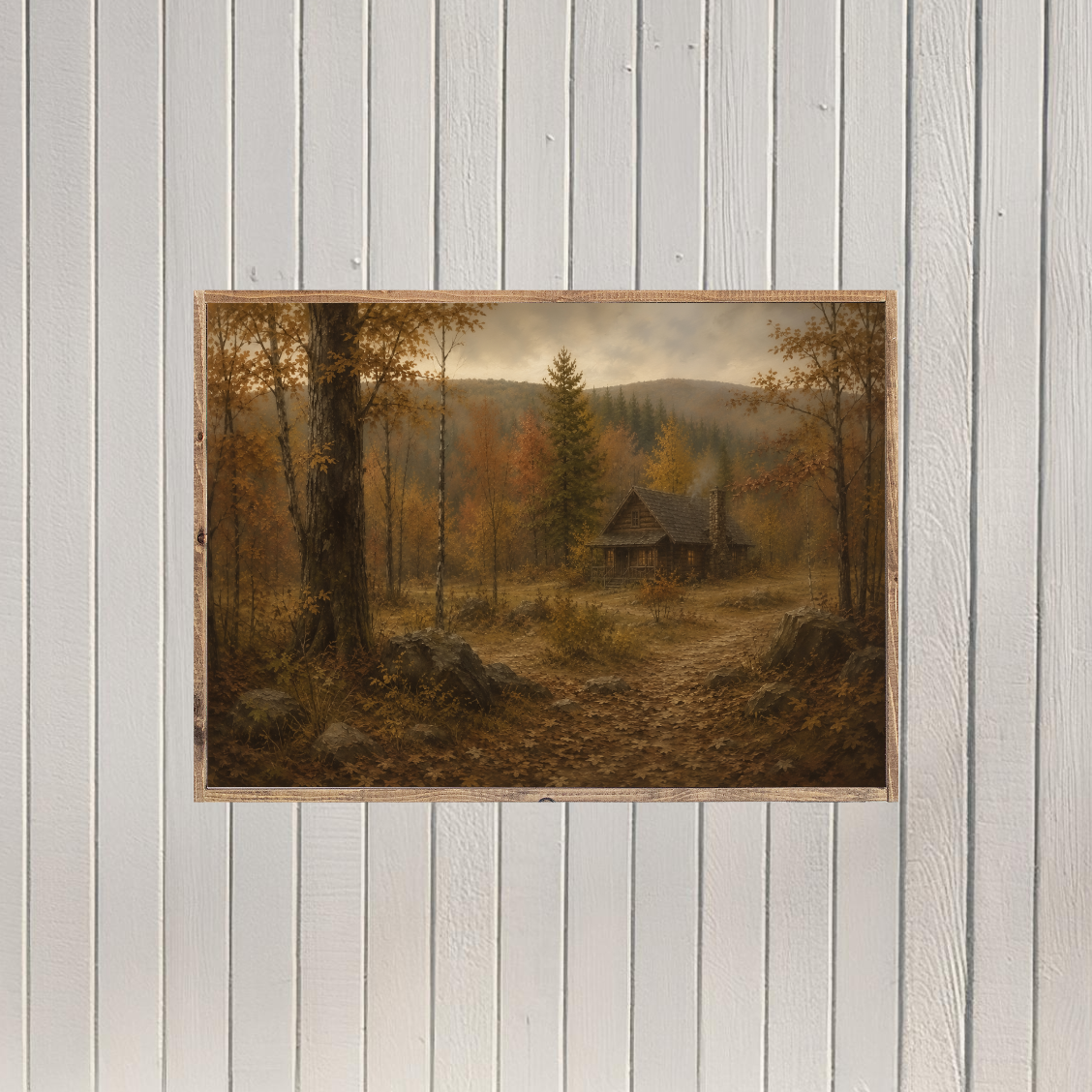 Hidden Homestead Canvas Printed Sign