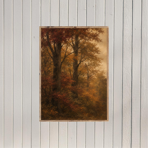 Hidden Horned Owl Canvas Printed Sign