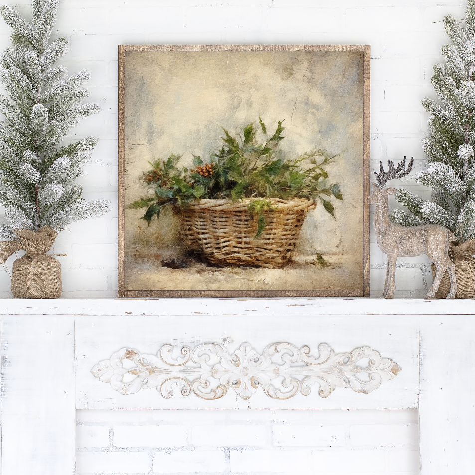 Holly and Hearth Canvas Printed Sign