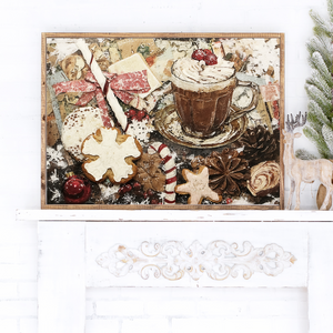 Holiday Treats & Hot Cocoa Magic Canvas Printed Sign