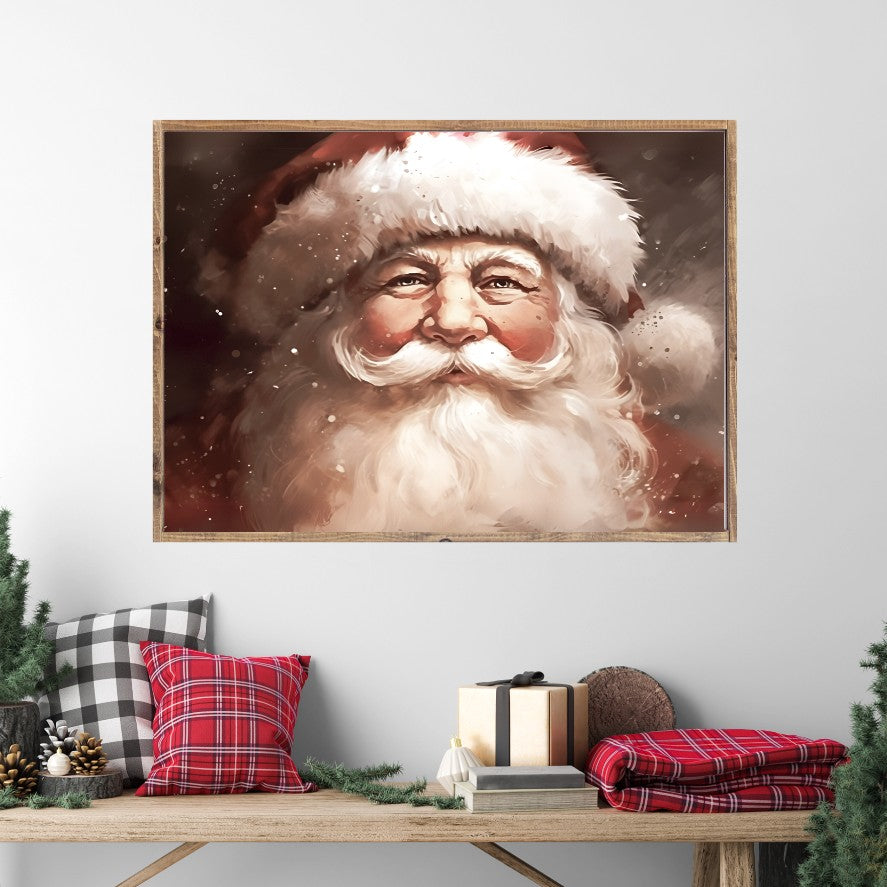 Jolly and Bright Canvas Printed Sign