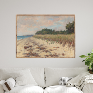 Late Summer Shoreline Canvas Printed Sign