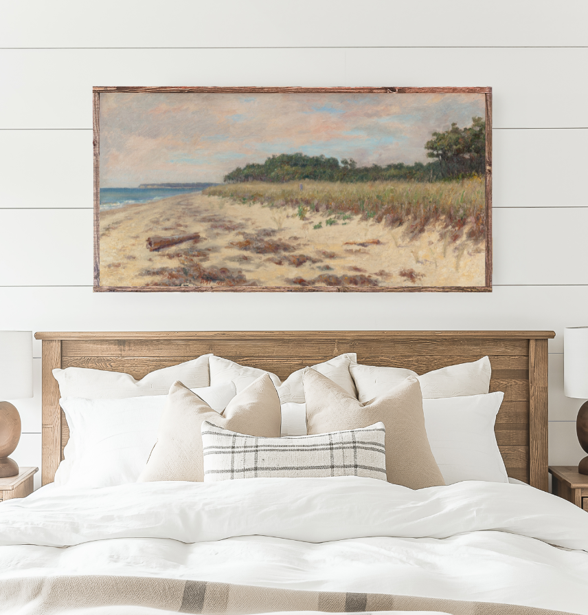 Late Summer Shoreline Canvas Printed Sign