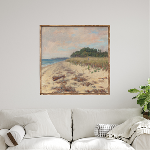 Late Summer Shoreline Canvas Printed Sign