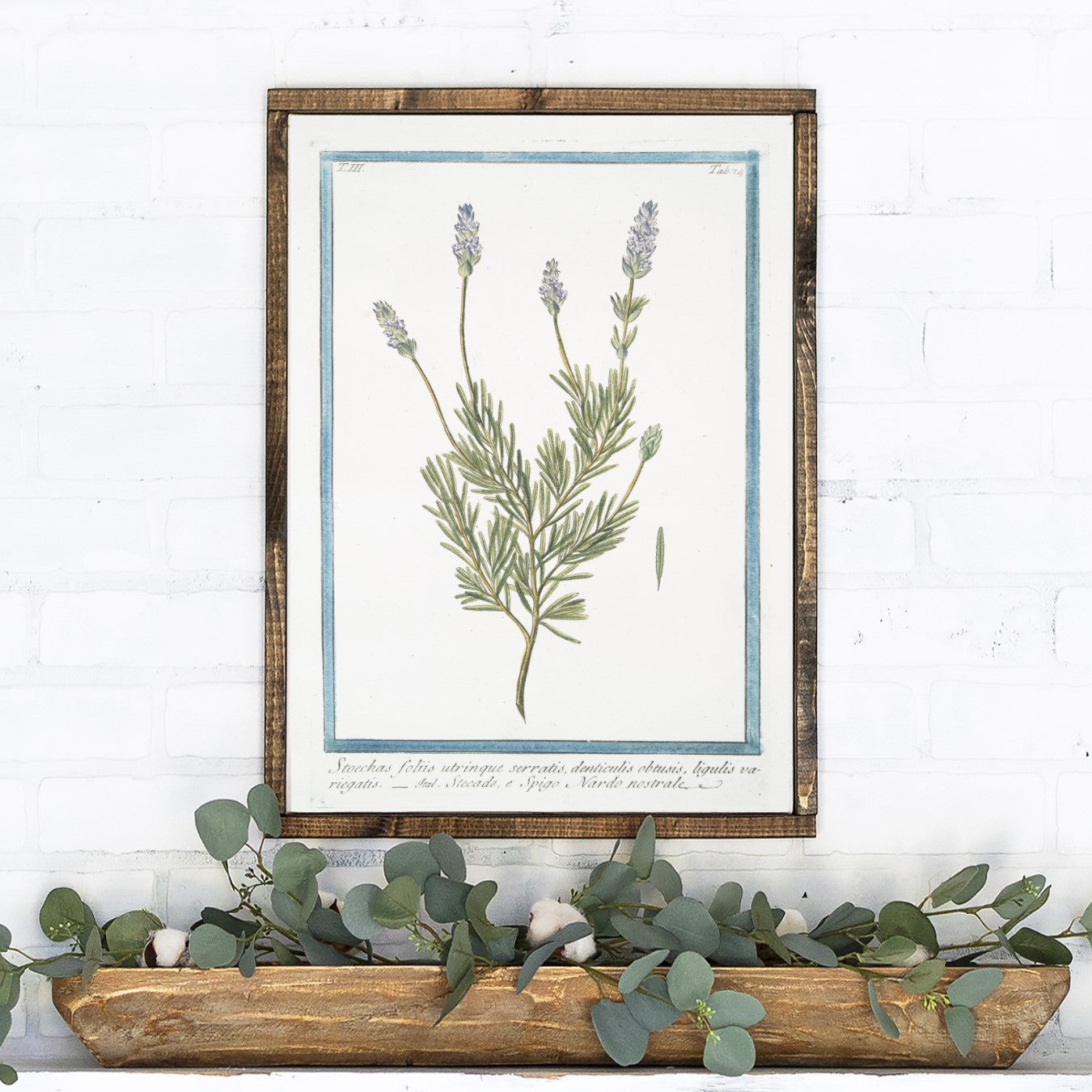 Lavender Canvas Printed Sign