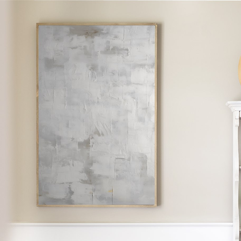 Light Abstract Layering Sign Canvas Printed Sign