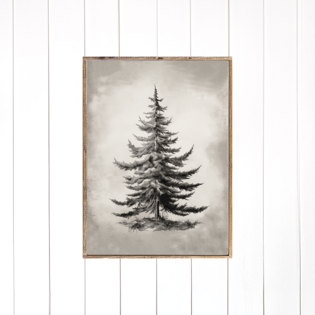 Monochrome Majesty Canvas Printed Sign