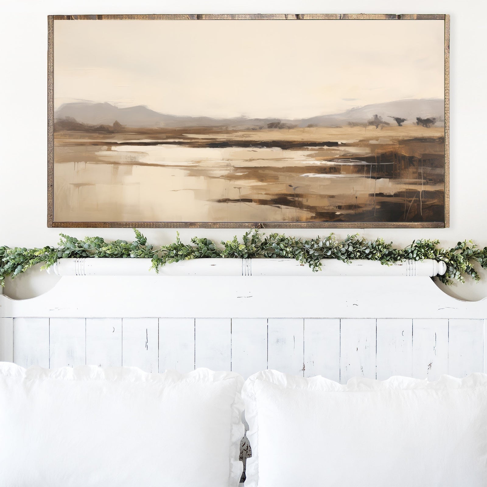 Moody Abstract Canvas Printed Sign