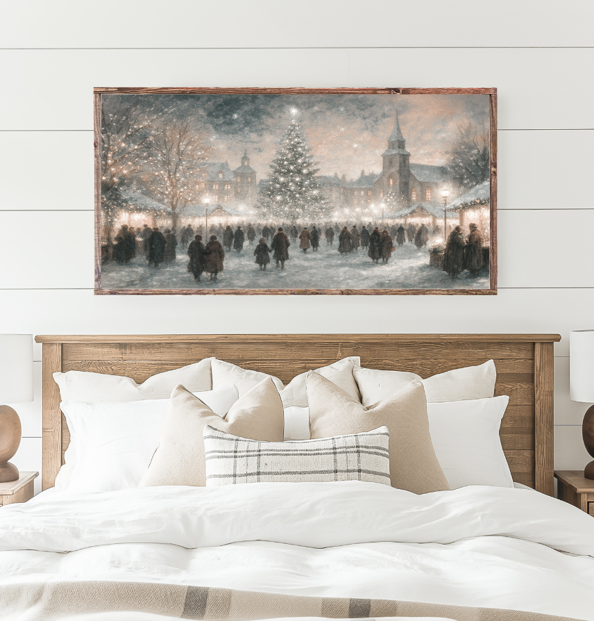 O Holy Night Canvas Printed Sign