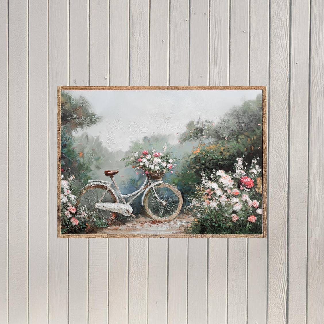 Petals and Pedals Canvas Printed Sign