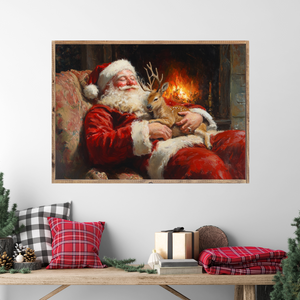 Silent Night's Comfort Canvas Printed Sign