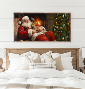 Silent Night's Comfort Landscape Canvas Printed Sign