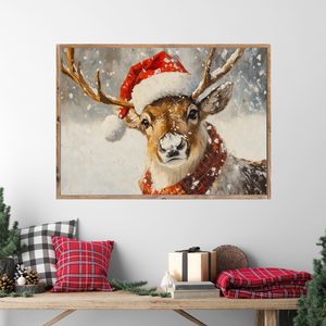 Snow Kissed Co-Pilot Canvas Printed Sign