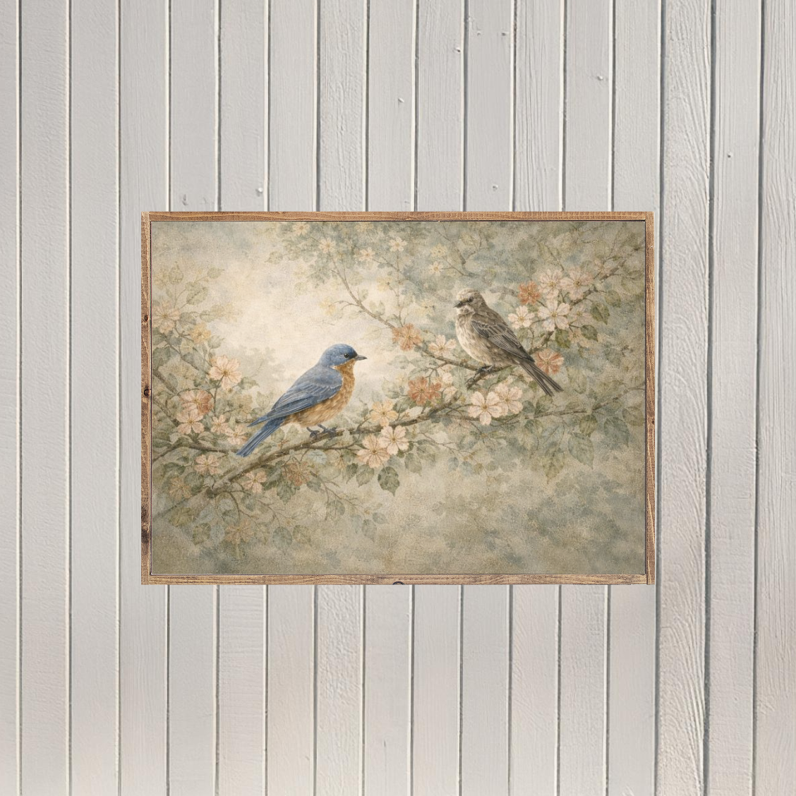 Springtime Serenity Canvas Printed Sign