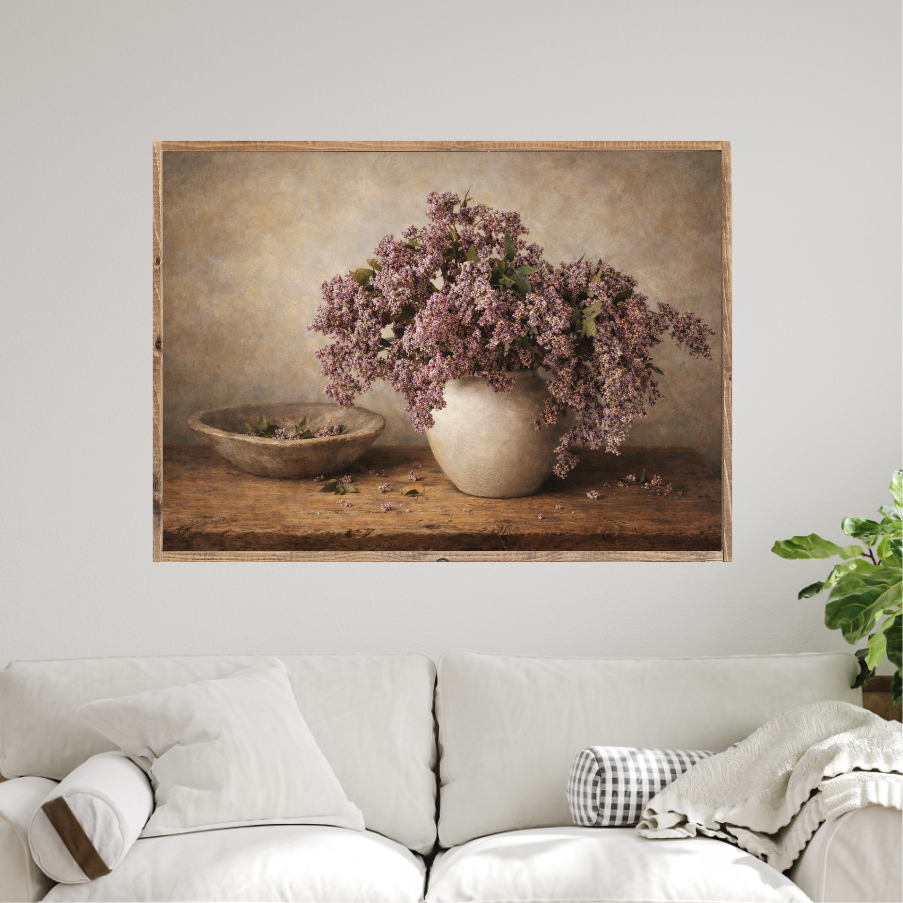 Spring's Offering Canvas Printed Sign