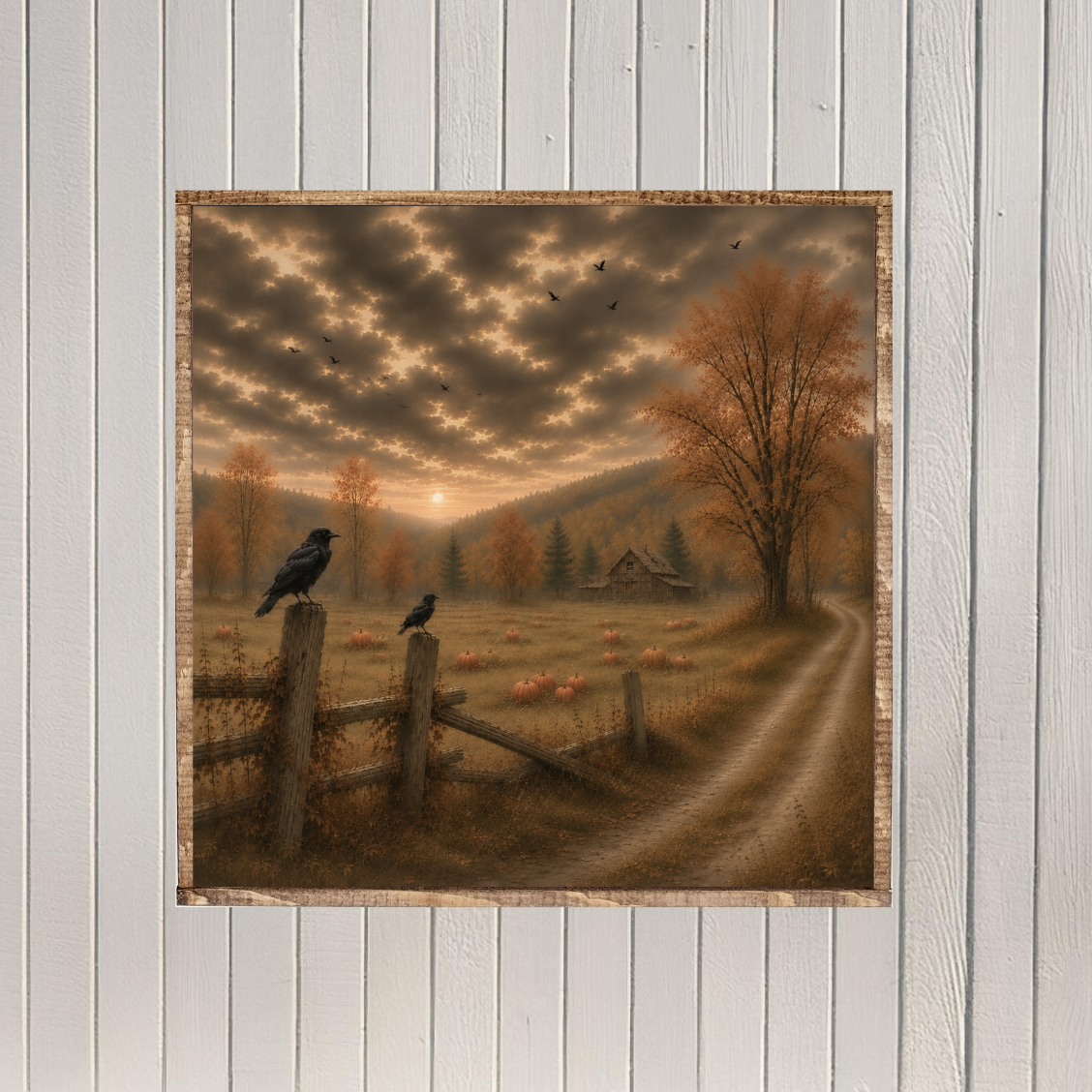 The Crow's Meadow Printed Sign