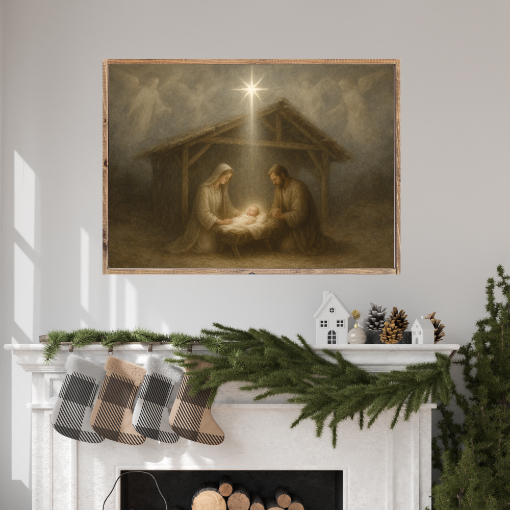 The Promise Fulfilled Canvas Printed Sign