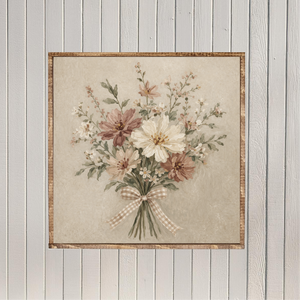 Tied With Tenderness Canvas Printed Sign