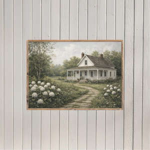 Where the Path Leads Home Canvas Printed Sign