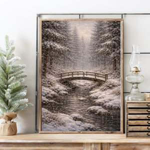 Where The Path Meets Peace Canvas Printed Sign