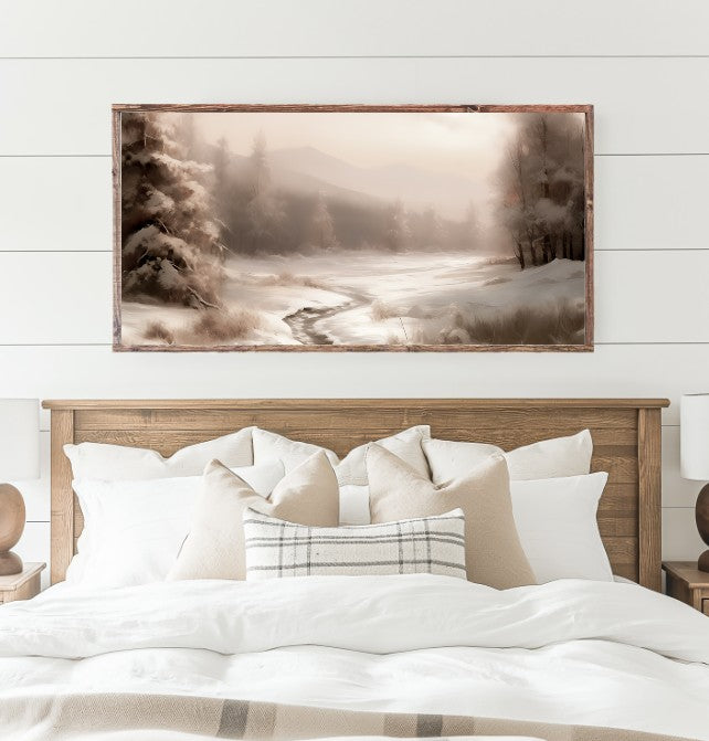 Whispering Through the Pines Canvas Printed Sign