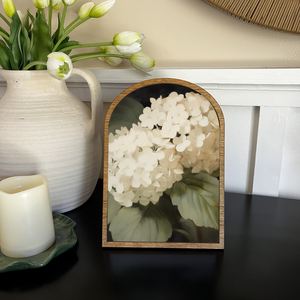 White Hydrangeas Arch Frame