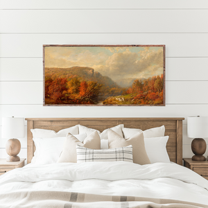 Autumn Landscape Canvas Printed Sign