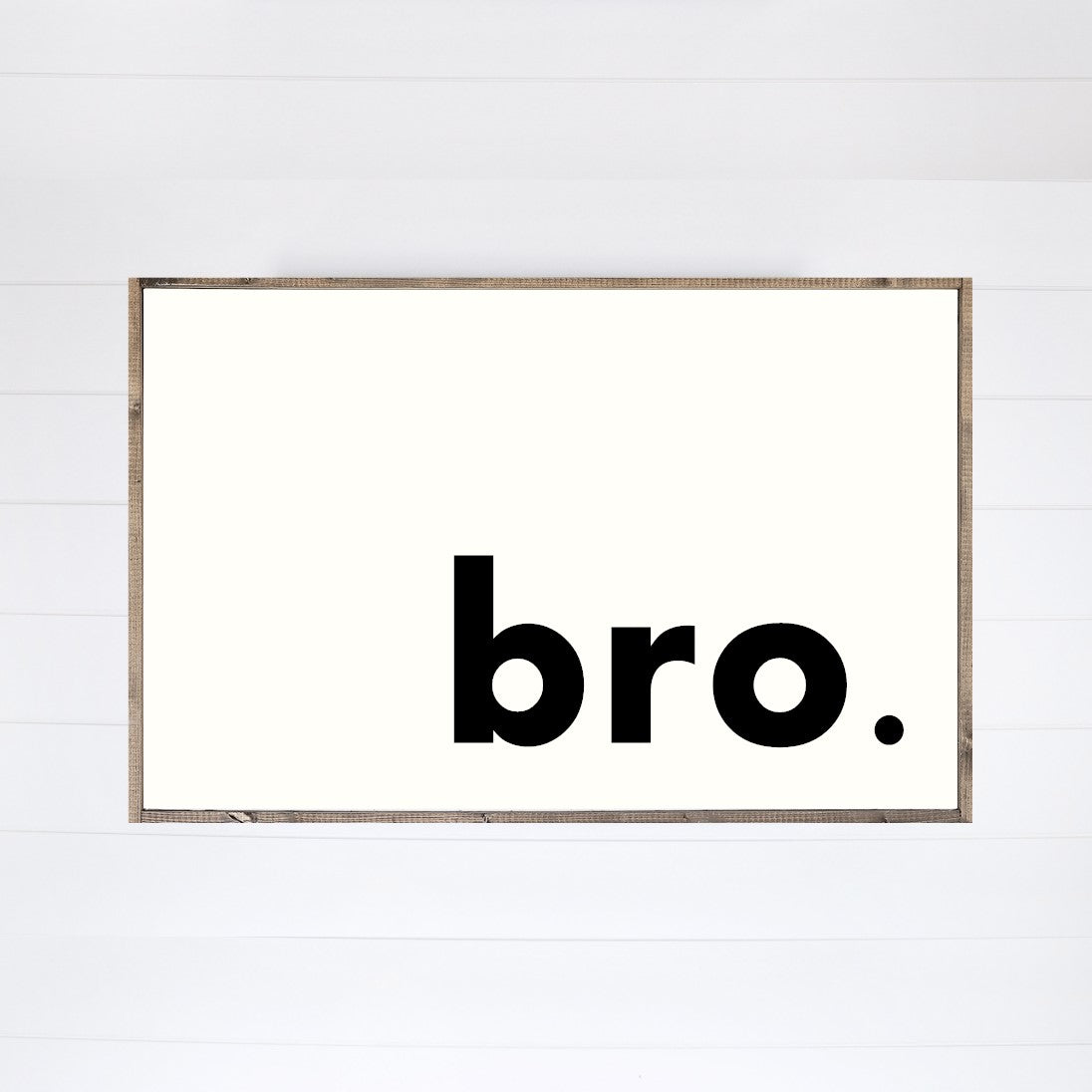 Brother Sister Bro Sis Canvas Printed Sign