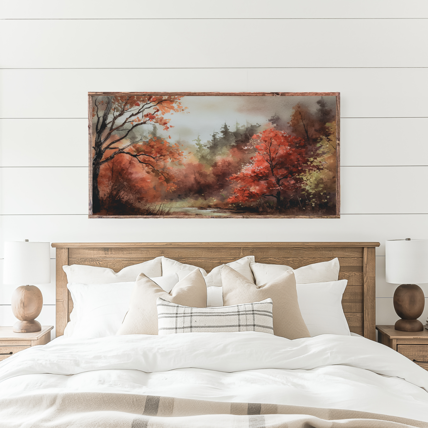 Fall Foliage Canvas Printed Sign