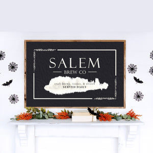 Salem Brew Co Canvas Printed Sign