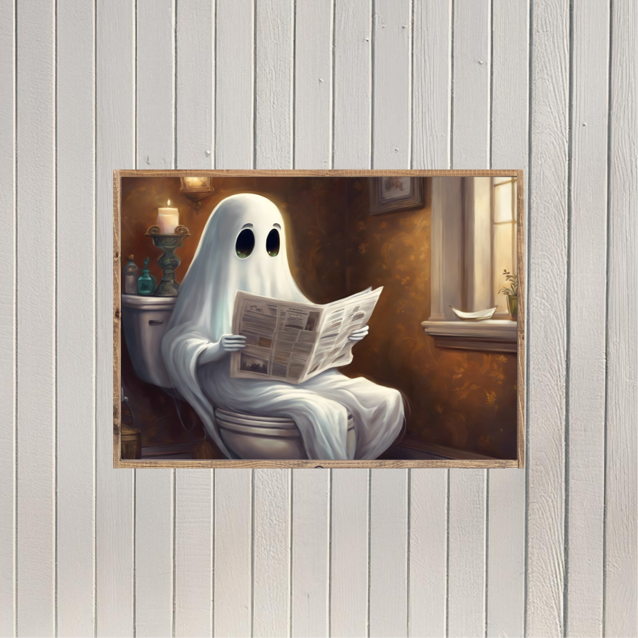 Takin' A Little Boo Canvas Printed Sign