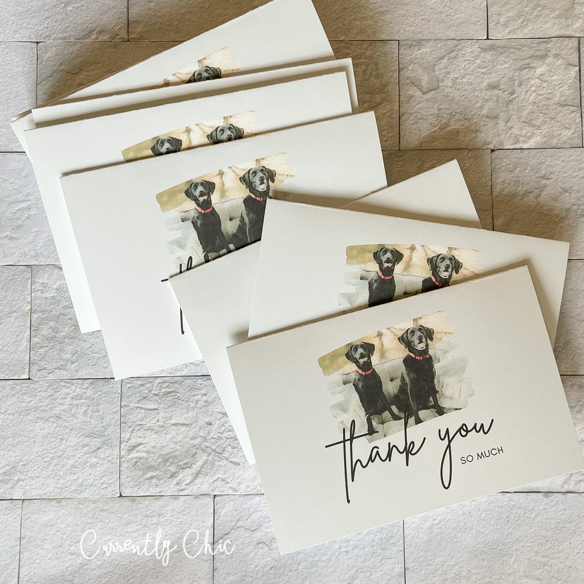 Personalized Pet or Family Photo Thank You Card
